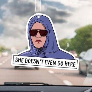 “She doesn’t even go here!” Mean Girls movie-air freshener